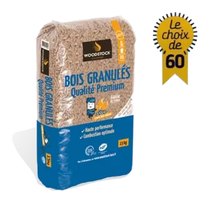 3 palettes de 72 sacs de pellets bois – 15 kg par sac – Total 3 240 kg– Qualité Premium, Livraison Incluse 100% résineux